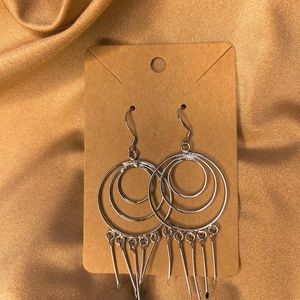 Dangling Sterling Silver Earrings